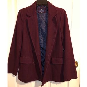 Lovely Burgundy Pea Coat!